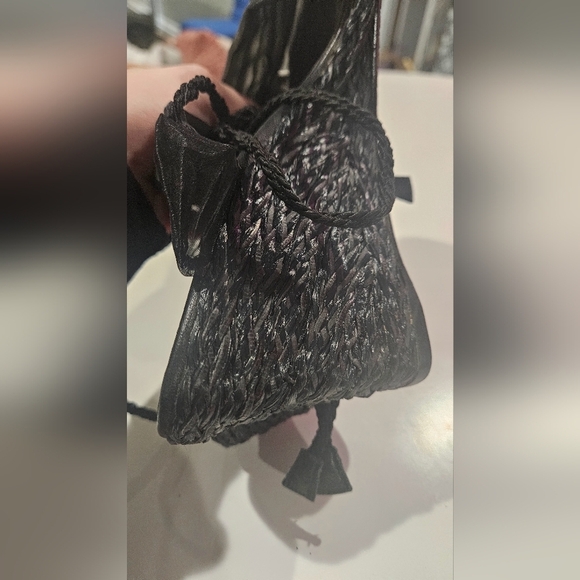 STUART WEITZMAN Vintage Black Espadrilles lace up Heel Wedges. Size 7 - Picture 14 of 16